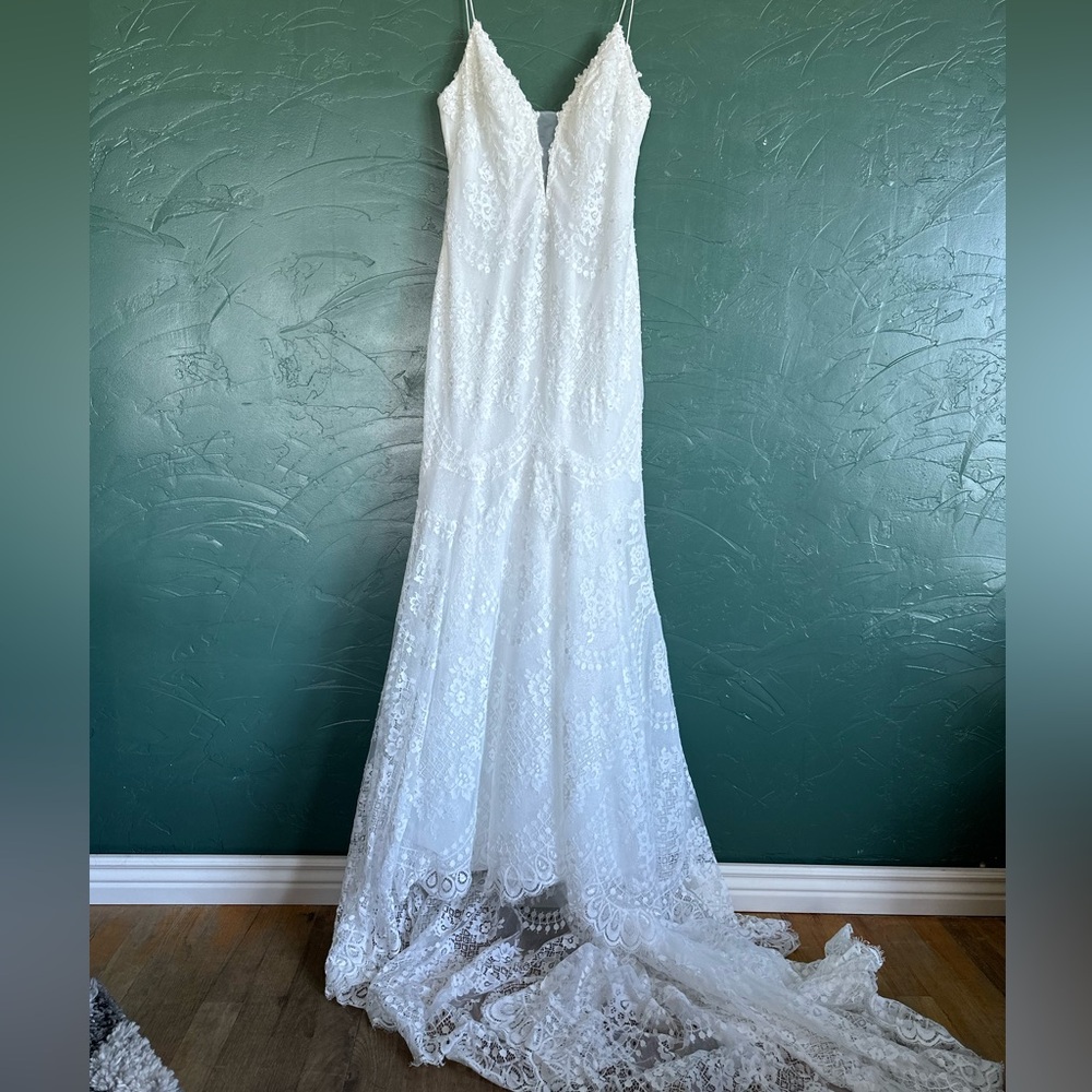 Stunning Bridal Corner BOHO Wedding Dress size 4